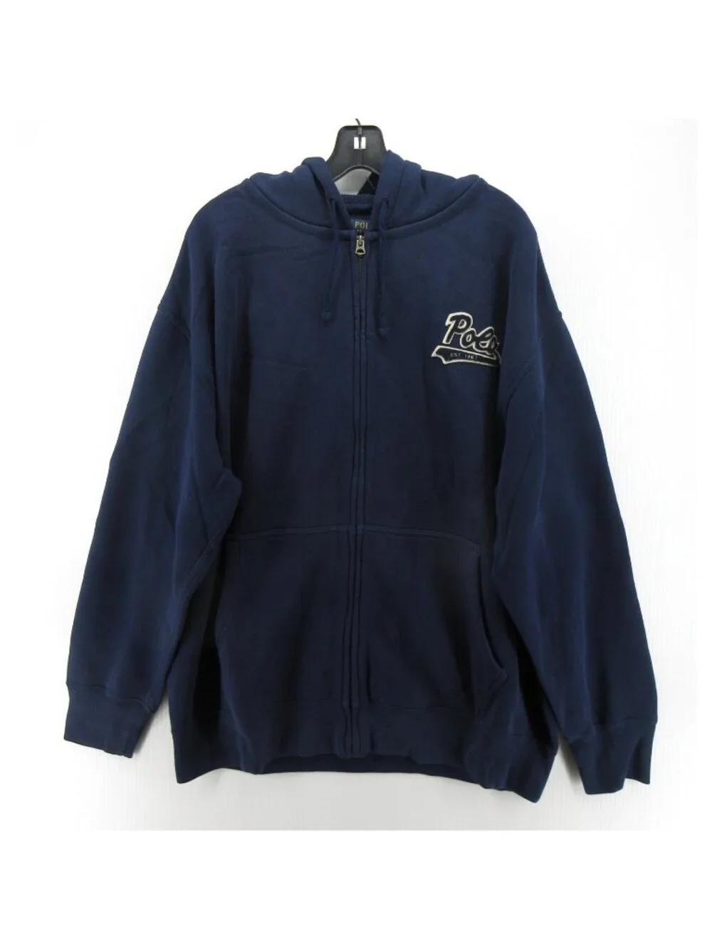 Polo Ralph Lauren Sweatshirt 2XB Big Spellout Hoodie Fleece Lined Heavy